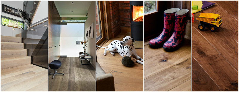 Real wood flooring products
